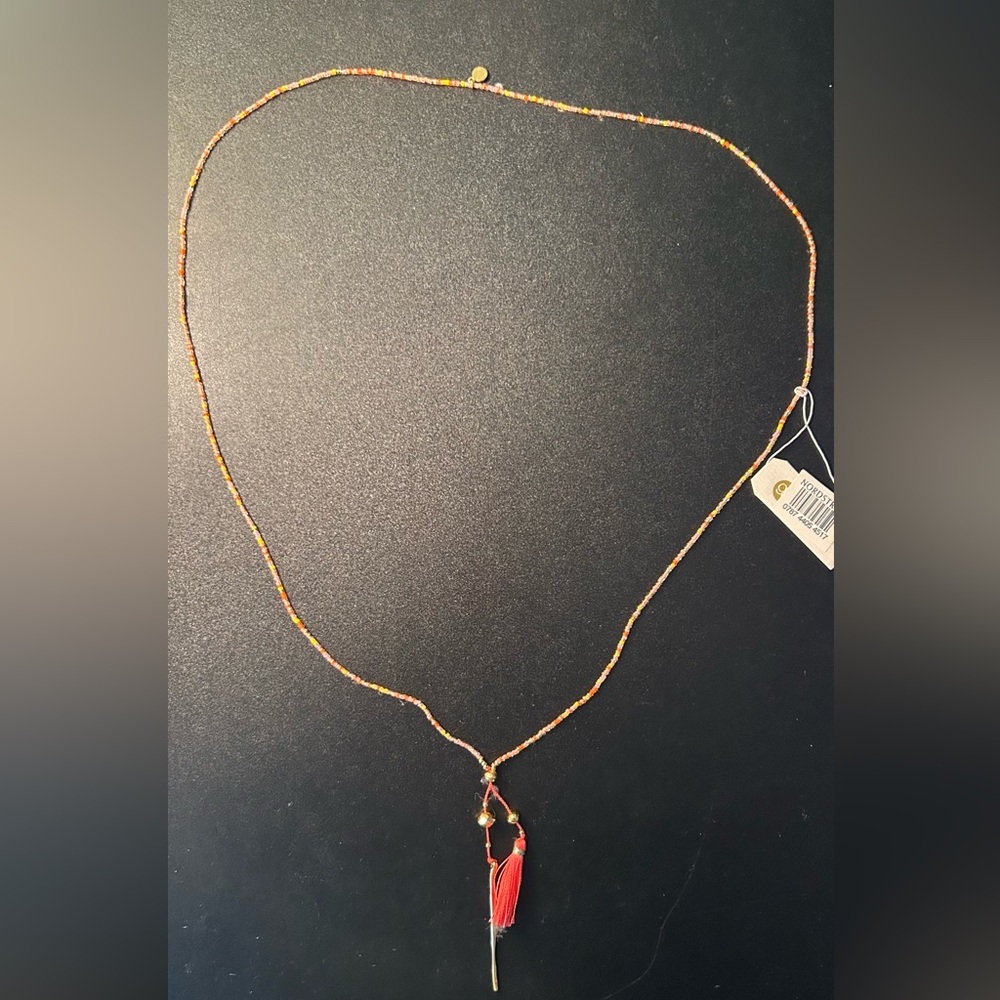 Gorjana Long Beaded Statement Necklace